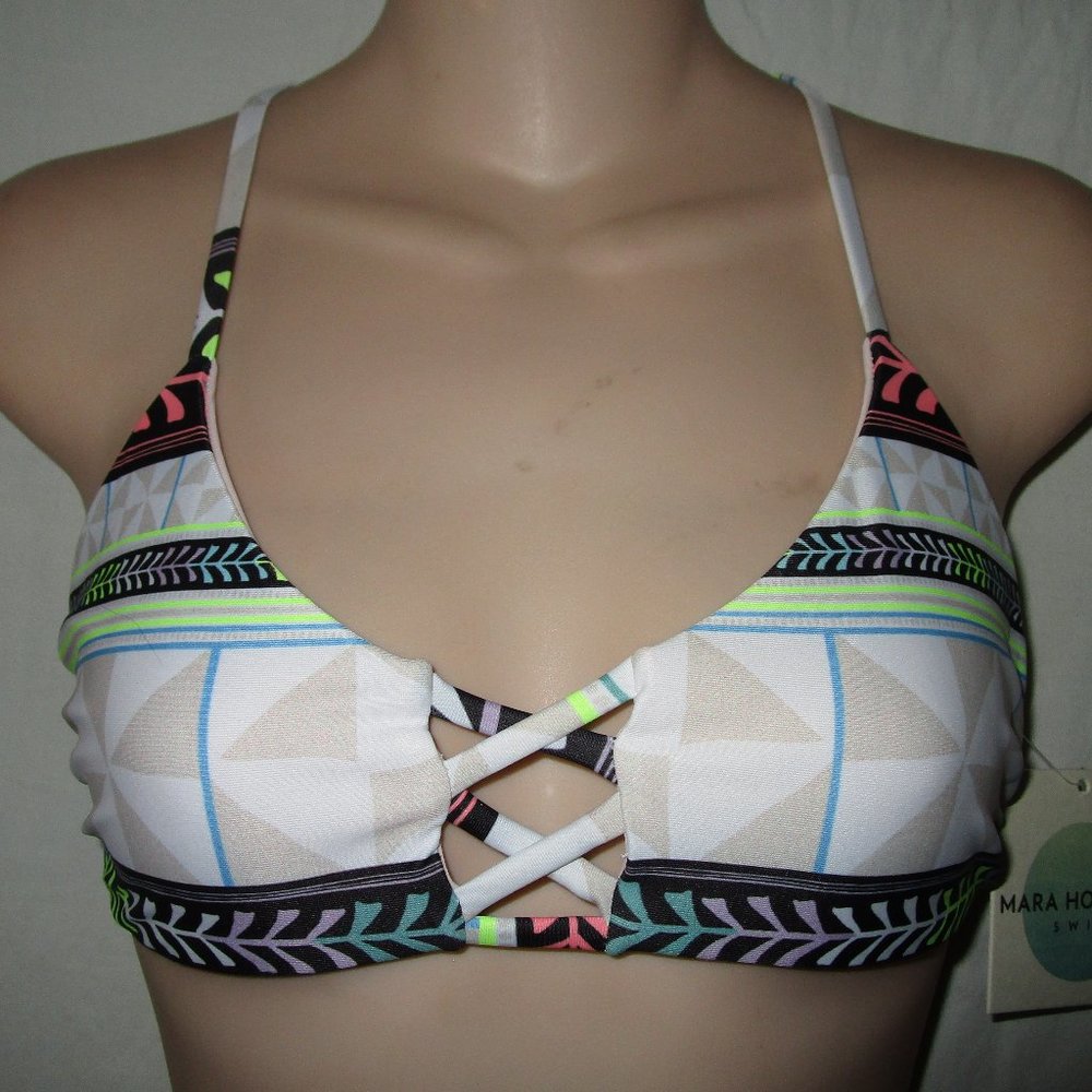 MARA HOFFMAN Pinwheel Stone Bikini S top M Bottom - Picture 6 of 8